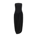 Black Viscose Cocktail Dress Ferragamo