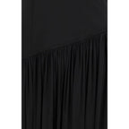Black Viscose Cocktail Dress Ferragamo