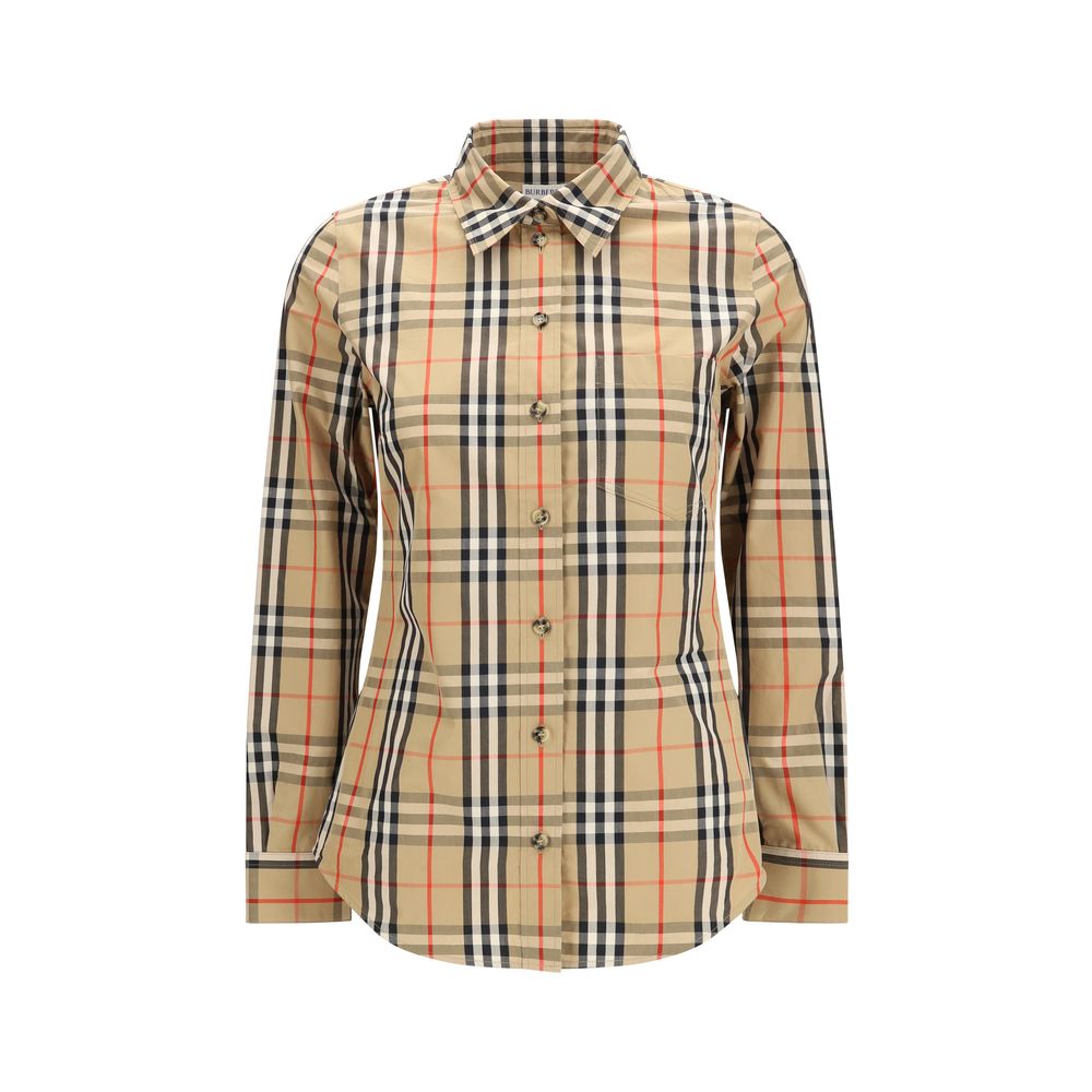 Multicolor Cotton Pattern Shirt Burberry