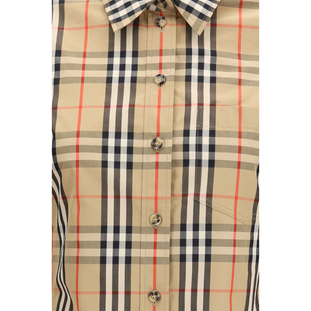 Multicolor Cotton Pattern Shirt Burberry