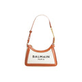 Brown Cotton Shoulder Bag Balmain