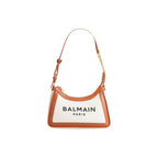 Brown Cotton Shoulder Bag Balmain