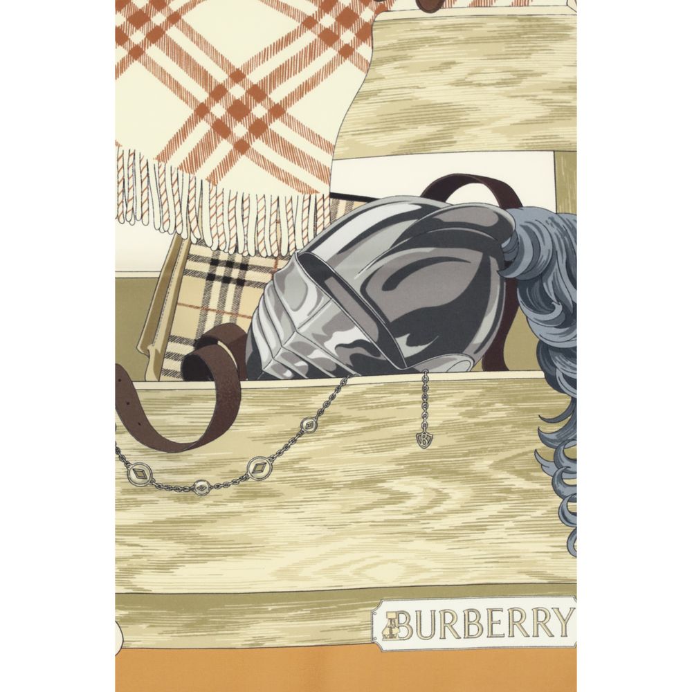 Multicolor Silk Scarf Burberry