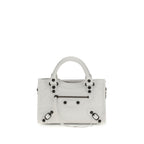White Calf Leather Bos Taurus Handbag Balenciaga