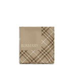 Beige Silk Scarf Burberry