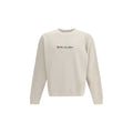 Beige Cotton Sweatshirt Off-White