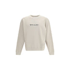 Beige Cotton Sweatshirt Off-White