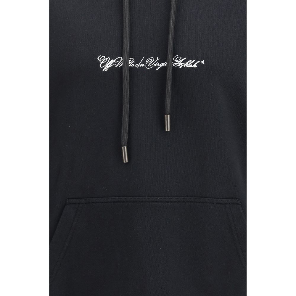 Black Cotton Sweatshirt Off-White