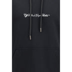 Black Cotton Sweatshirt Off-White