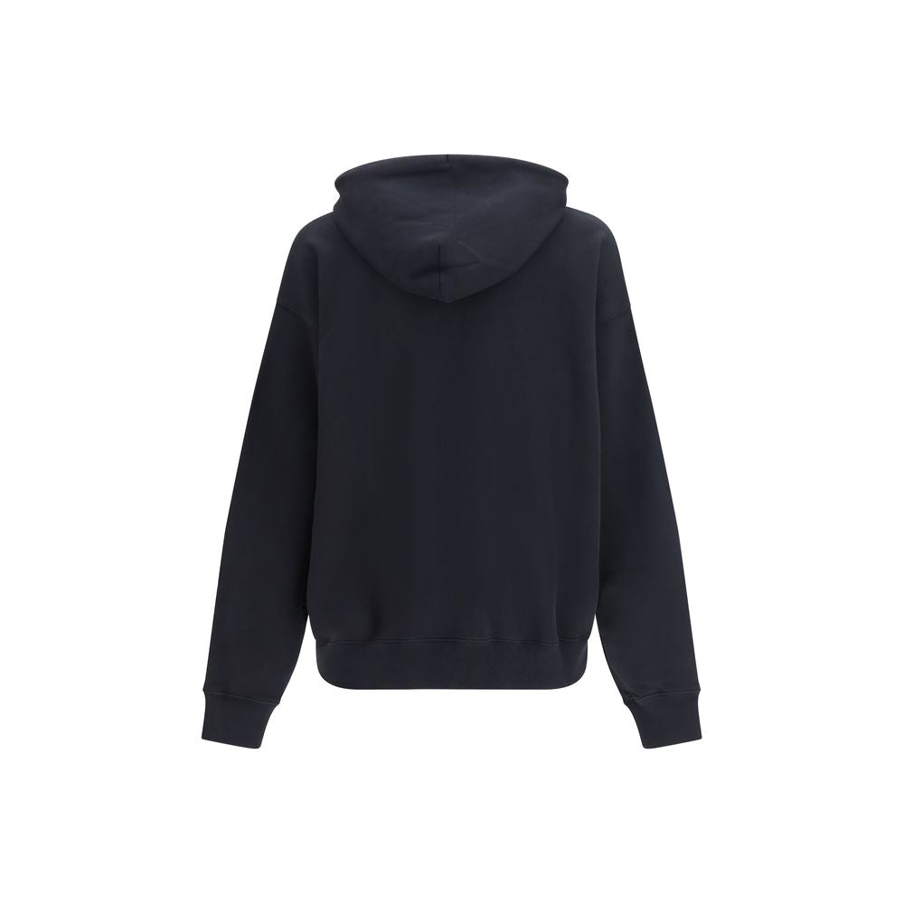 Black Cotton Sweatshirt Off-White