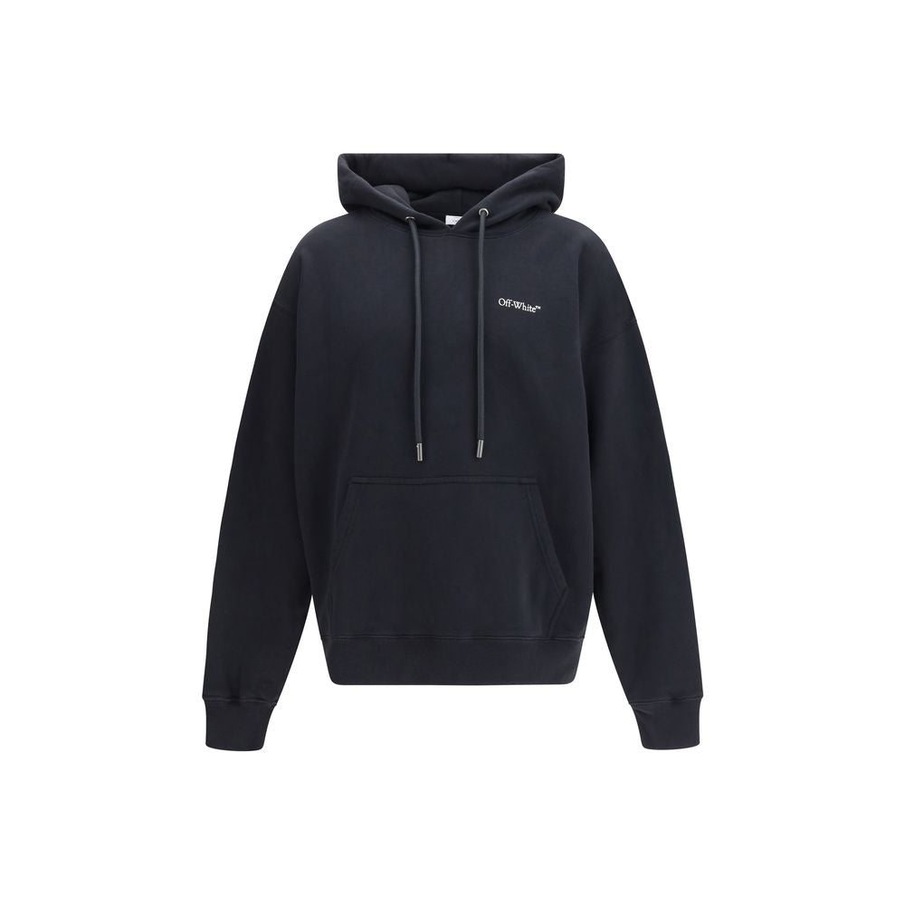 Black Cotton Sweatshirt Off-White