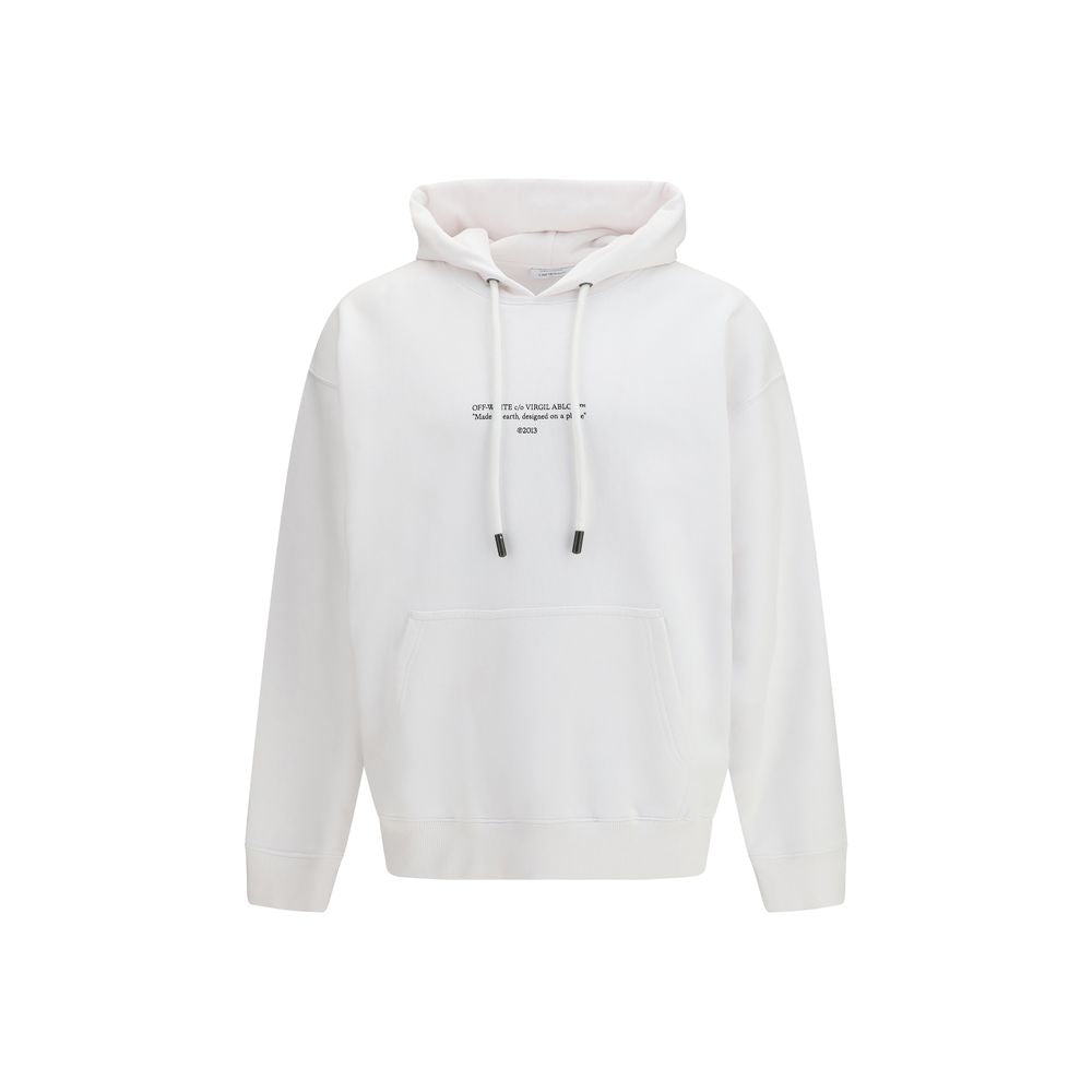 White Cotton Sweatshirt Off-White