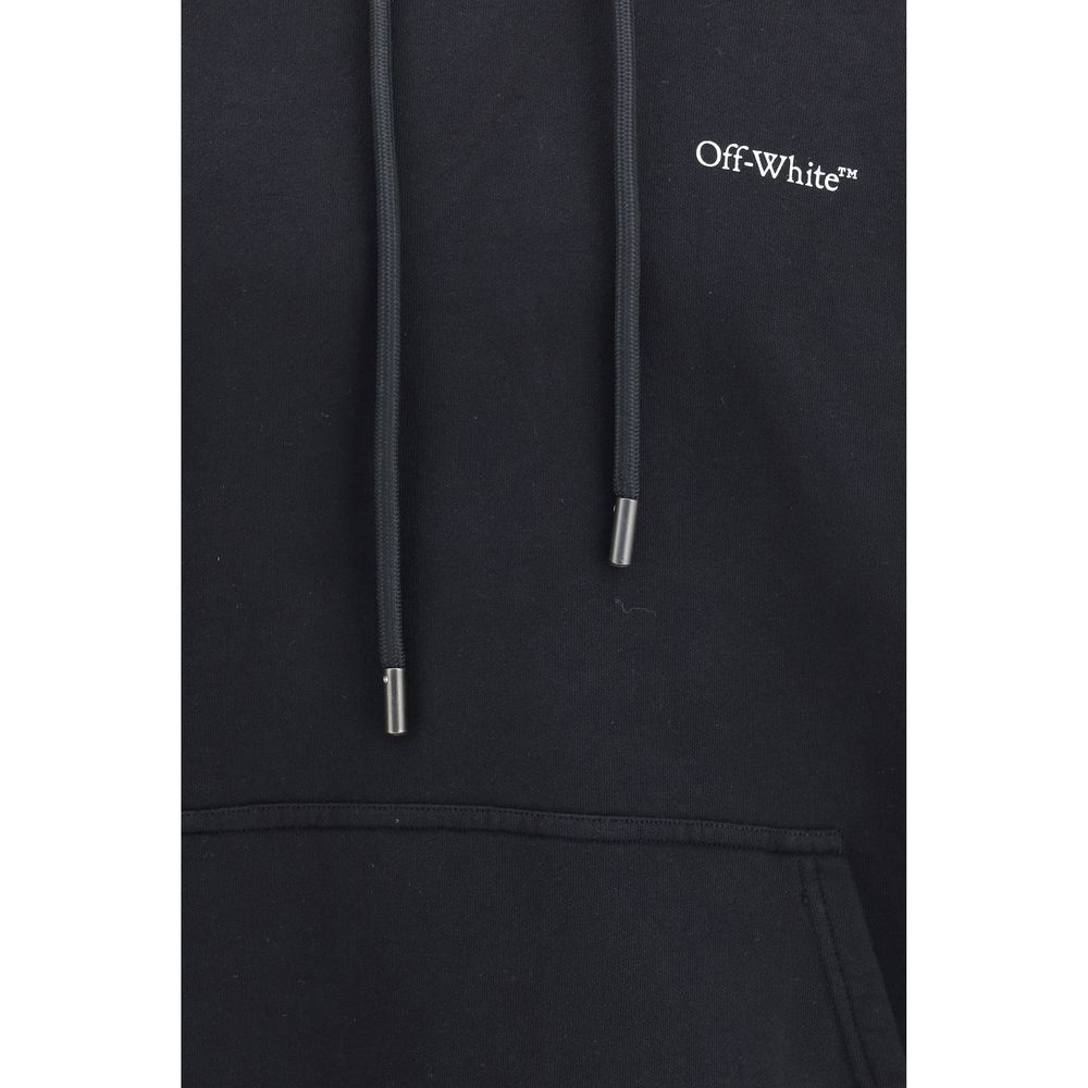 Black Cotton Sweatshirt Off-White
