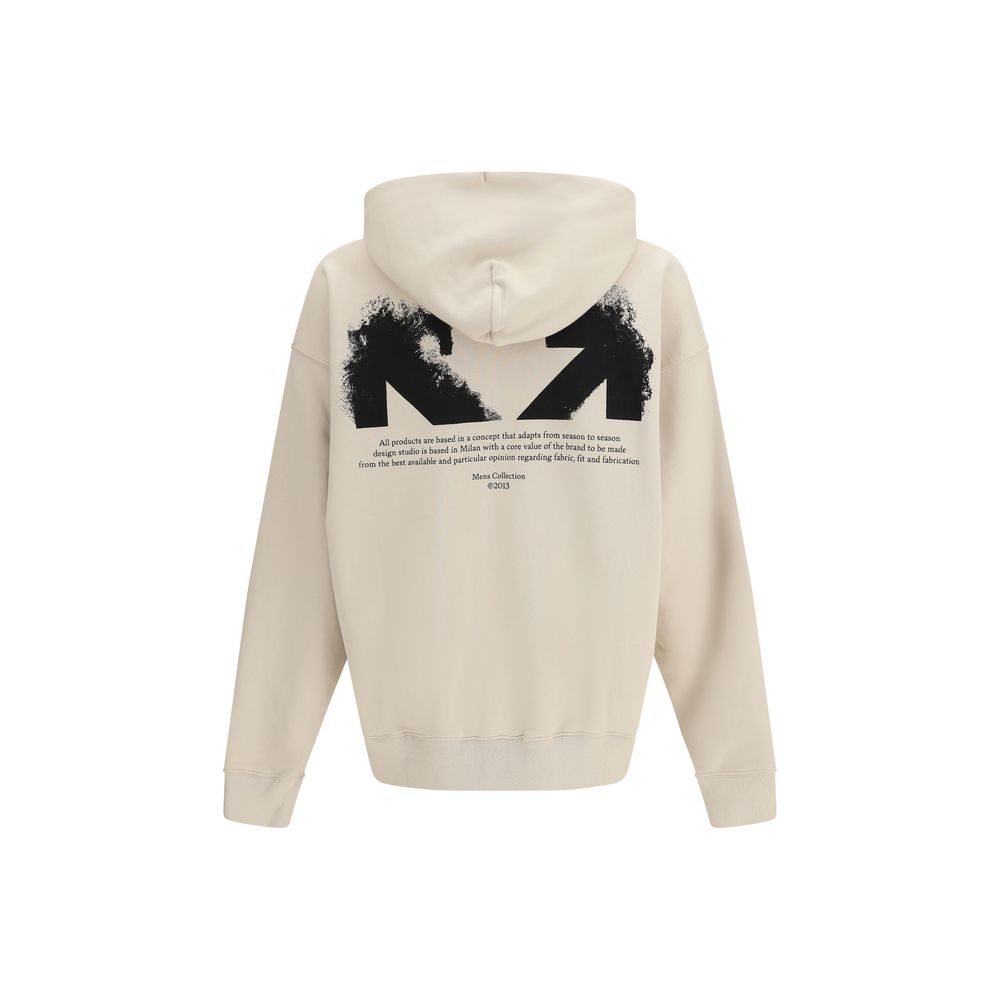 Beige Cotton Sweatshirt Off-White