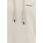 Beige Cotton Sweatshirt Off-White