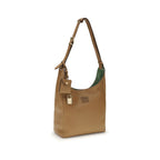 Beige Calf Leather Bos Taurus Shoulder Bag Miu Miu