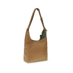 Beige Calf Leather Bos Taurus Shoulder Bag Miu Miu
