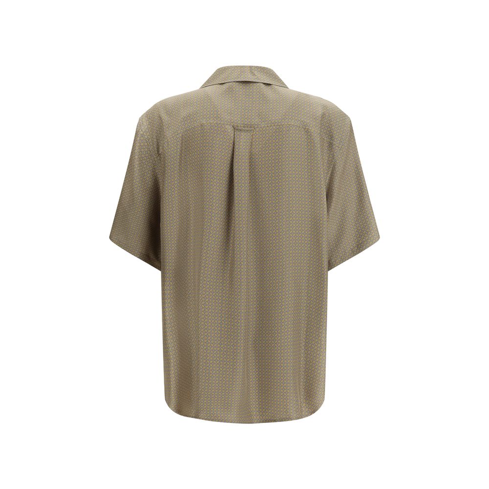 Multicolor Silk Pattern Shirt Saint Laurent