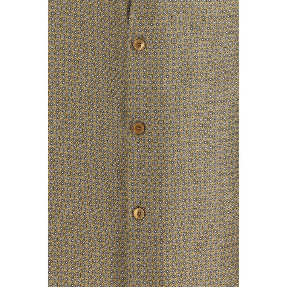Multicolor Silk Pattern Shirt Saint Laurent
