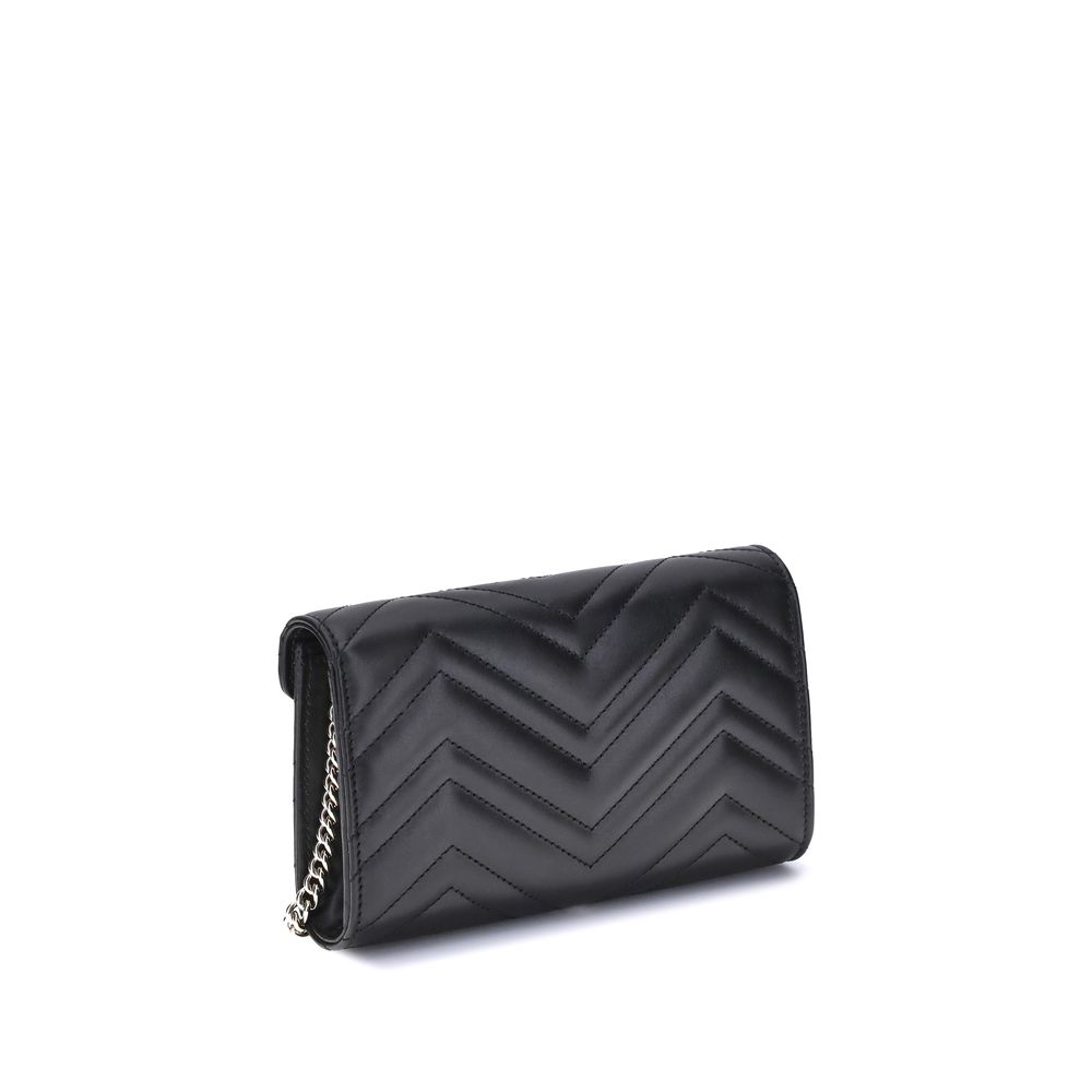 Black Calf Leather Bos Taurus Shoulder Bag Gucci