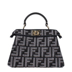 Black Fabric Handbag Fendi