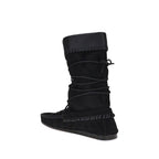Black Calf Leather Bos Taurus Lace-Up Boots Isabel Marant