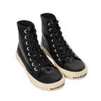 Black Calfskin High Top Sneakers Balenciaga