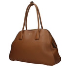 Brown Leather Shoulder Bag Prada