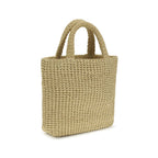 Beige Viscose Handbag Prada