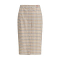 Multicolor Cotton Midi Skirt Prada