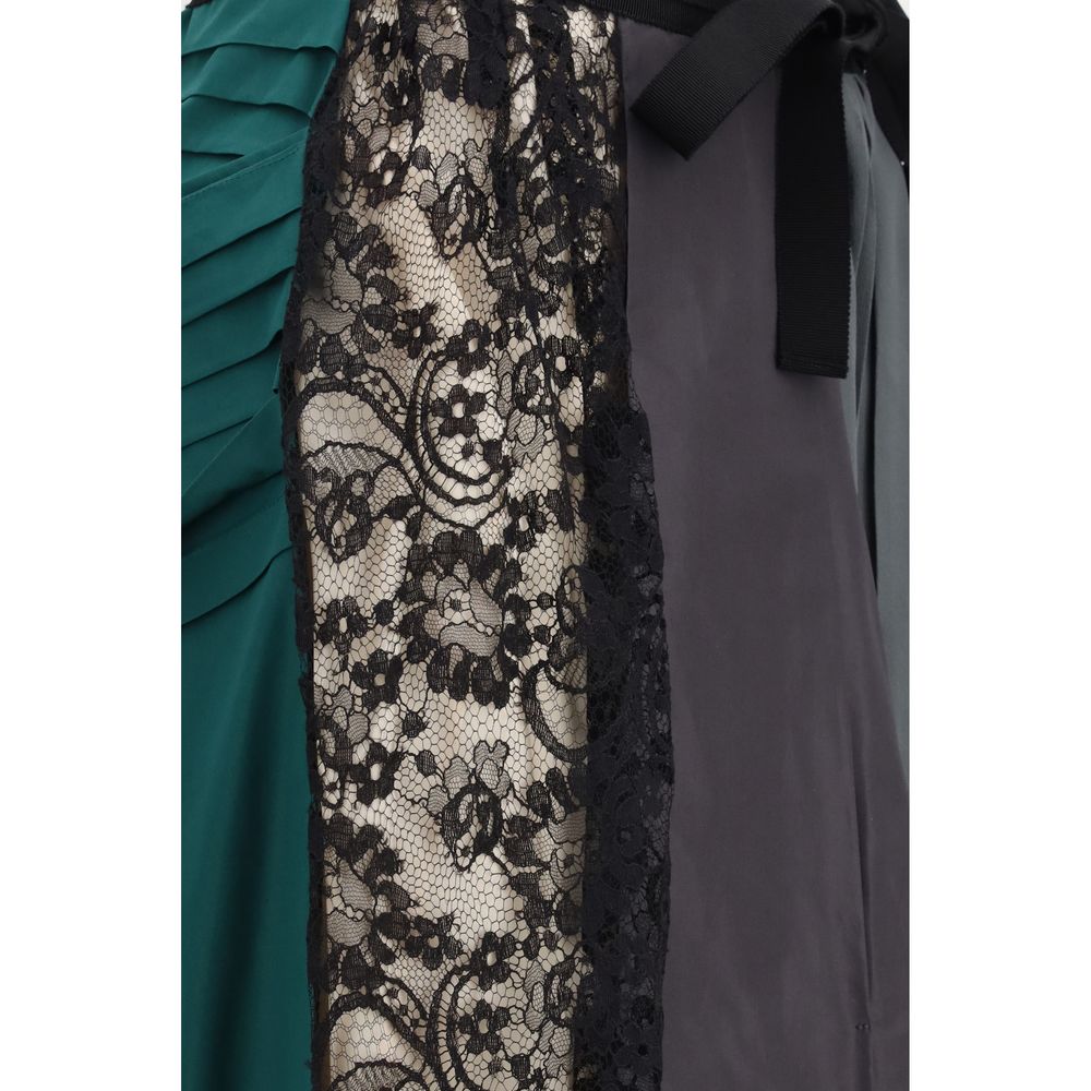 Multicolor Silk Midi Skirt Prada