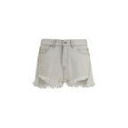 Beige Cotton Bermuda Shorts Rick Owens