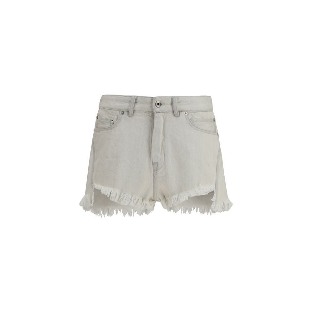 Beige Cotton Bermuda Shorts Rick Owens