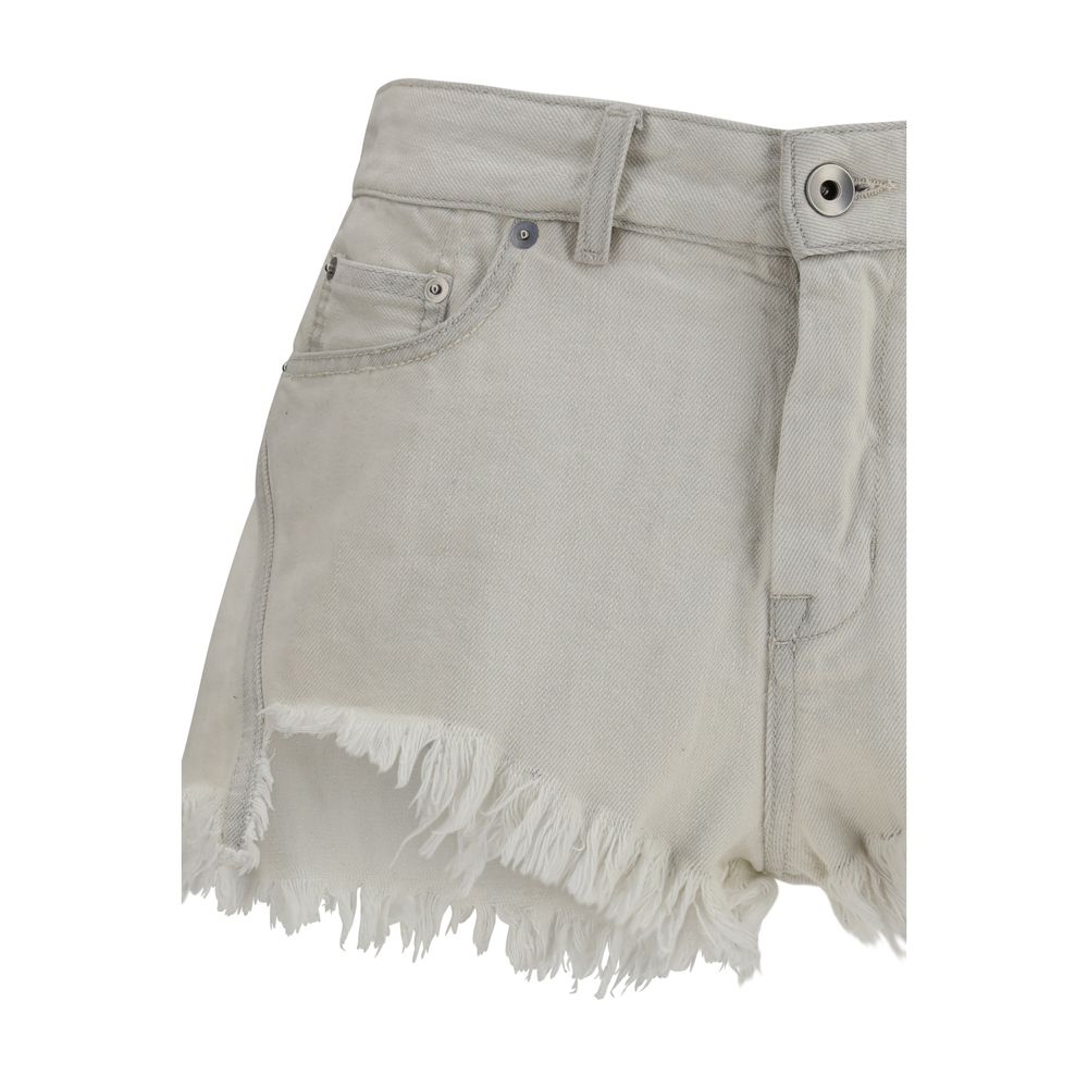 Beige Cotton Bermuda Shorts Rick Owens