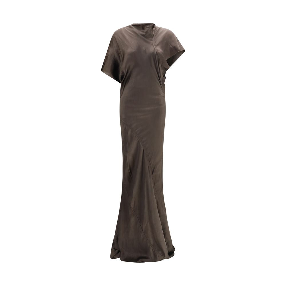 Brown Copper Long Dress Rick Owens