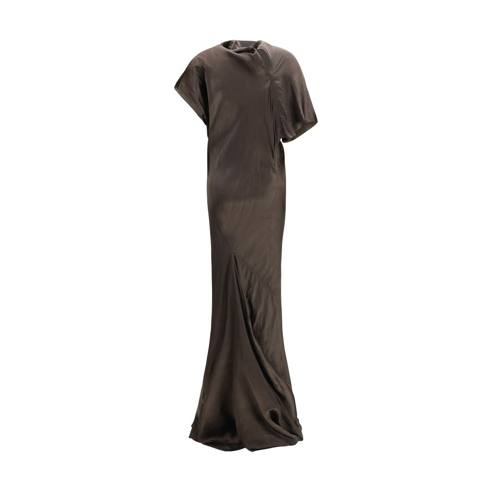 Brown Copper Long Dress Rick Owens