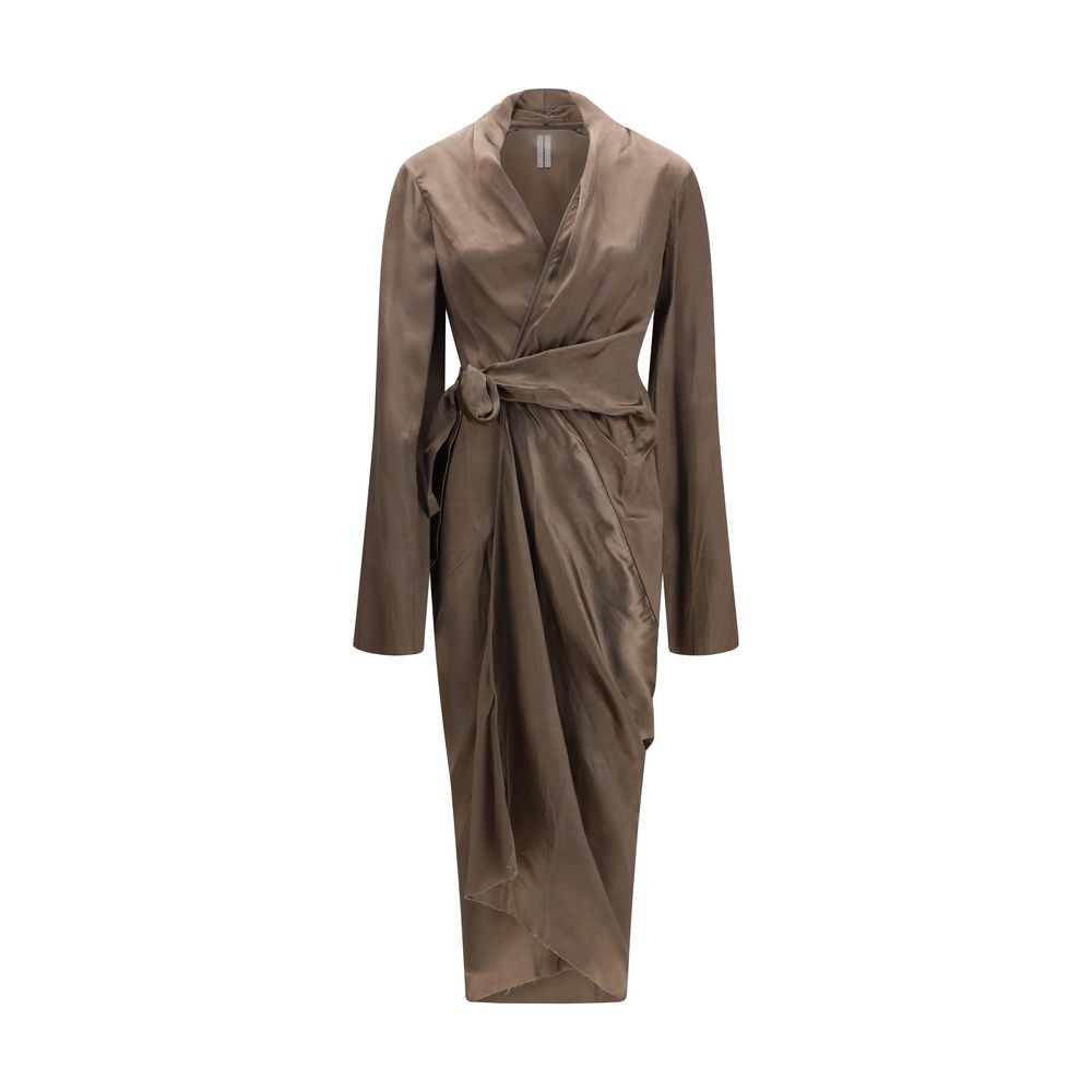 Brown Copper Casual Dress Rick Owens