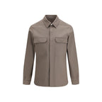 Brown Denim Shirt Rick Owens