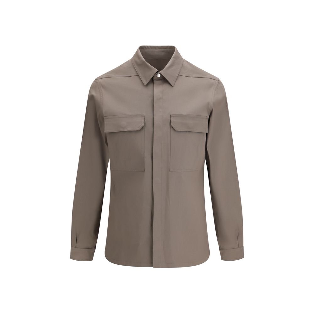 Brown Denim Shirt Rick Owens