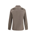 Brown Denim Shirt Rick Owens