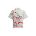 White Cotton Shirt Prada