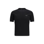 Black Cotton T-Shirt Prada