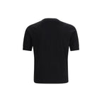 Black Cotton T-Shirt Prada