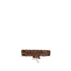 Brown Calf Leather Bos Taurus Belt Miu Miu
