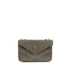 Gray Lamb Ovis Aries Aries Shoulder Bag Saint Laurent