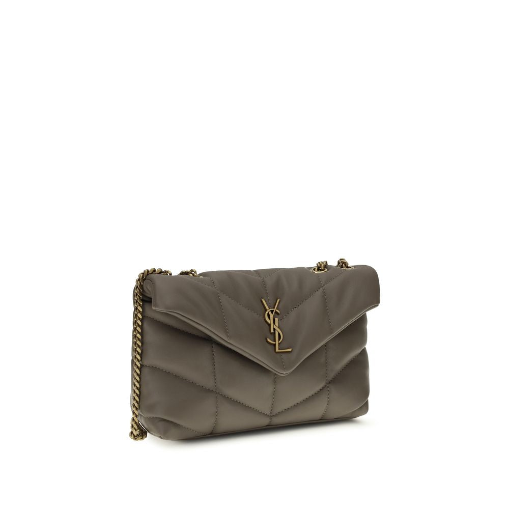 Gray Lamb Ovis Aries Aries Shoulder Bag Saint Laurent