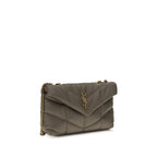 Gray Lamb Ovis Aries Aries Shoulder Bag Saint Laurent