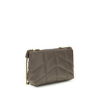 Gray Lamb Ovis Aries Aries Shoulder Bag Saint Laurent