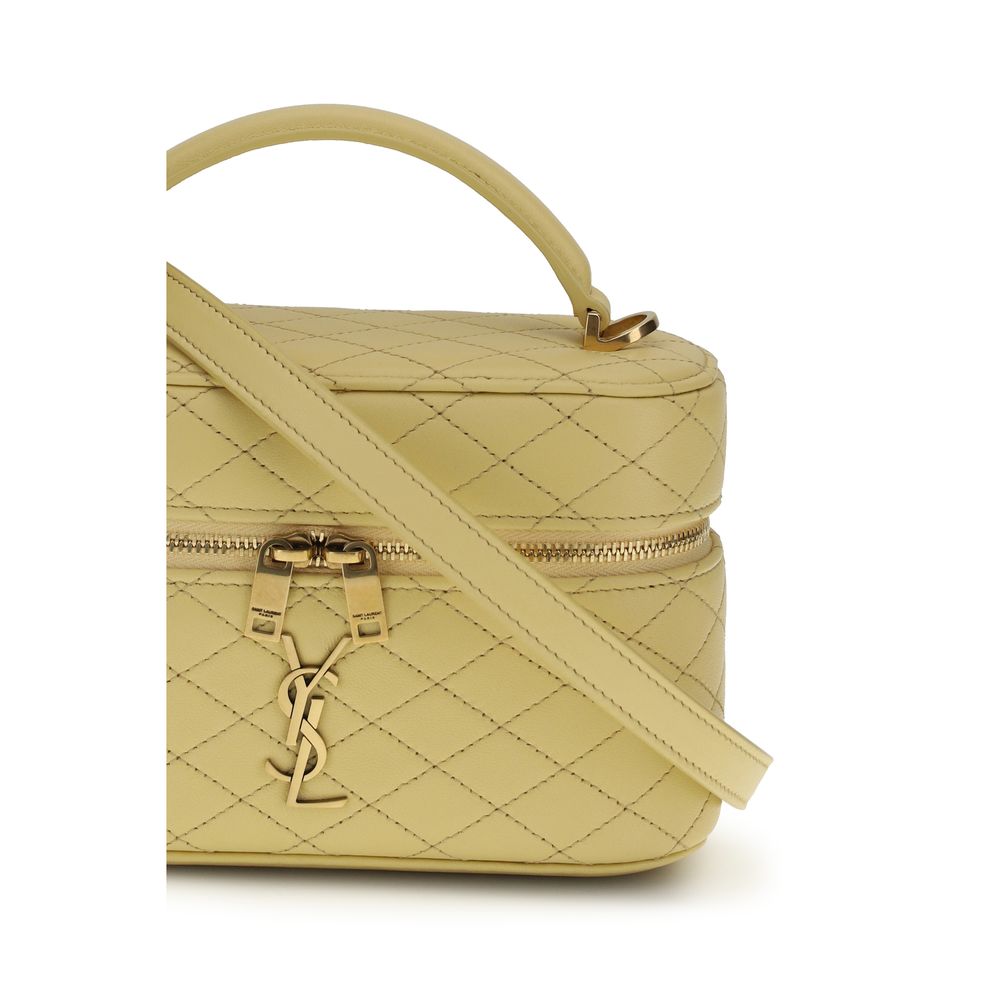 Bicolor Calf Leather Bos Taurus Handbag Saint Laurent