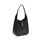 Black Calf Leather Bos Taurus Shoulder Bag Saint Laurent